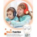 KVIDIO Kids Headphones with Mic, Foldable Wired Child Headphones with Safe Volume Limited 85dB/94dB and HD Sound Sharing Fundtion, Durable Pink Headsets for Girls,iPad,PC,Cellphone,Online Class KVIDIO Kids Headphones with Mic, Foldable Wired Child Headphones with Safe Volume Limited 85dB/94dB and HD Sound Sharing Fundtion, Durable Pink Headsets for Girls,iPad,PC,Cellphone,Online Class