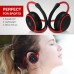 Small Bluetooth Headphones Wrap Around Head - Sports Wireless Headset with Built in Microphone and Crystal-Clear Sound, Foldable and Carried in The Purse, and 12-Hour Battery Life, Blue Small Bluetooth Headphones Wrap Around Head - Sports Wireless Headset with Built in Microphone and Crystal-Clear Sound, Foldable and Carried in The Purse, and 12-Hour Battery Life, Blue